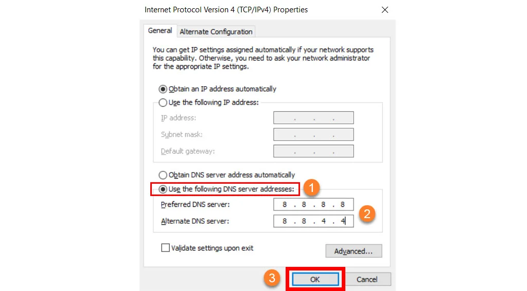ست کردن DNS