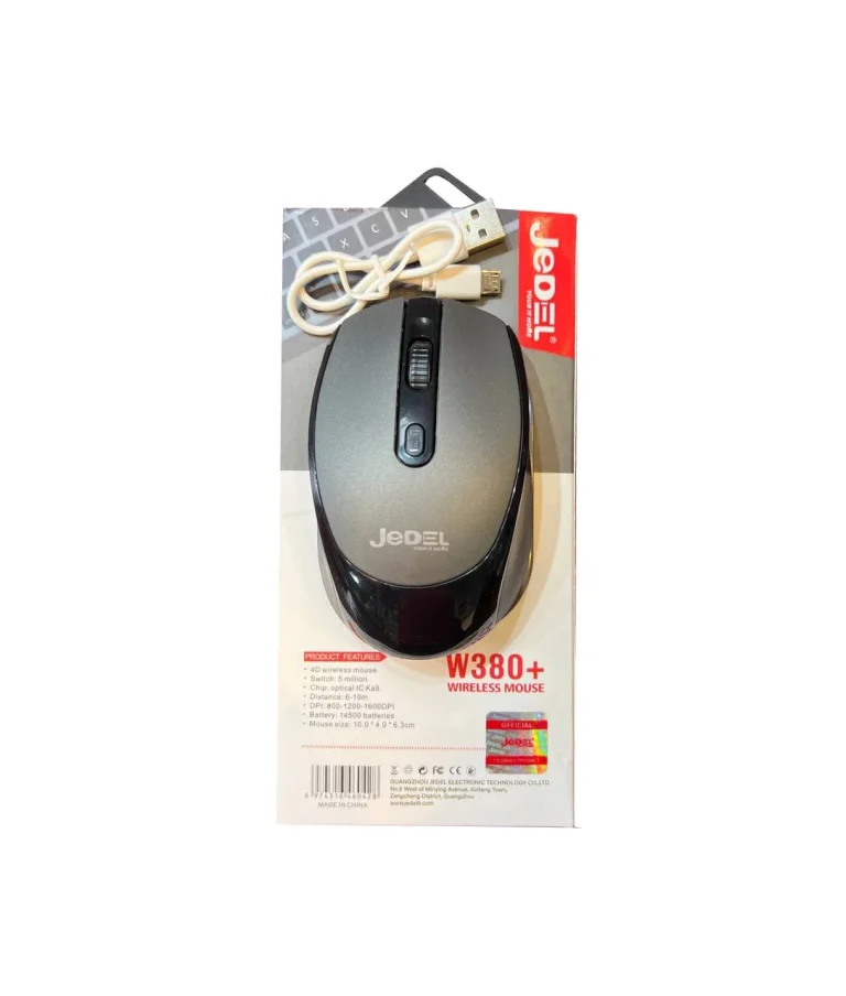 موس شارژی بی سیم 4 بعدی JeDel W380+